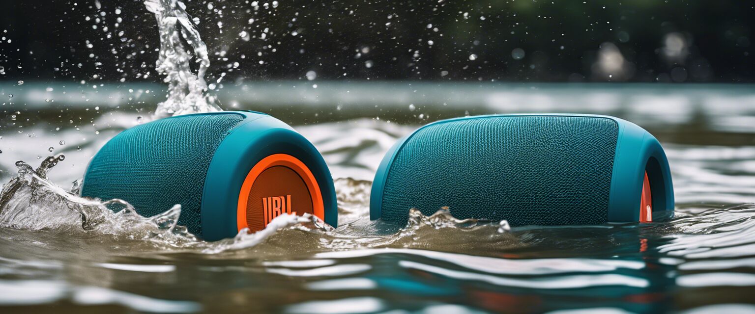 JBL floating speaker