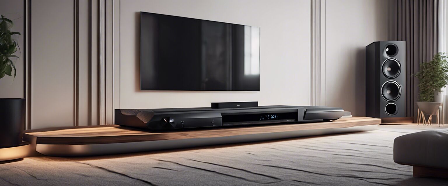 Levitating home theater system